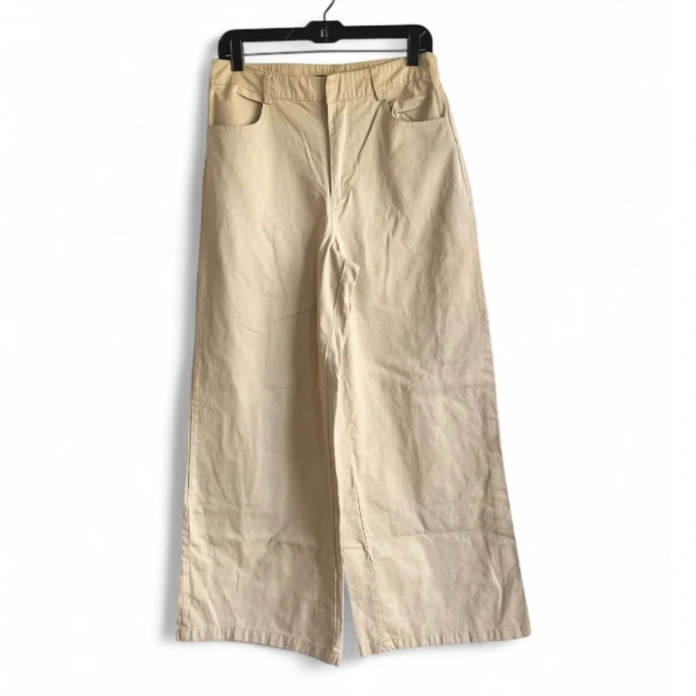 Forever 21 Tan Wide Leg Pants Size L - Picture 1 of 6